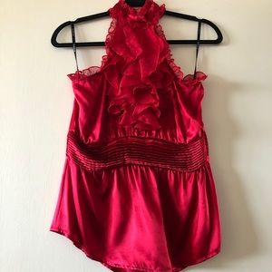 SALE 🎉 BEBE Silk Halter